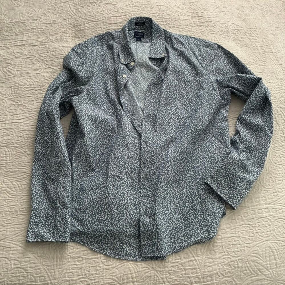 J. Crew Womens Large Floral Blouse